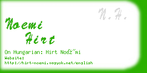 noemi hirt business card